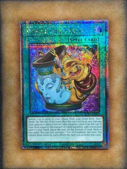 Yugioh Pot of Prosperity RA01-EN066 Quarter Century Secret Rare 1st Ed NM - Image 1