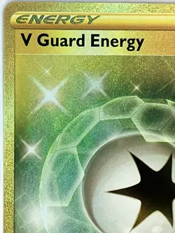 V Guard Energy 215/195 Silver Tempest Pokemon TCG Secret Rare NM - Image 4