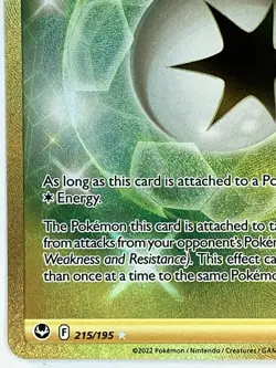 V Guard Energy 215/195 Silver Tempest Pokemon TCG Secret Rare NM - Image 5