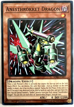YuGiOh! - Anesthrokket Dragon - SDRR-EN007 - 1st Edition - Common - Image 1