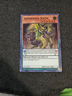Amorphage Sloth FIGA-EN056 Super Rare 1st Edition Yugioh - Image 1