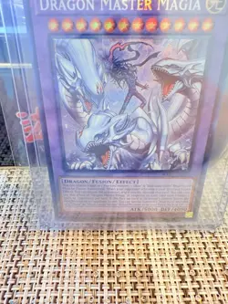 Dragon Master Magia Yugioh RA04-EN55 Ultimate Rare 1st Edition (GM to PERFECT) - Image 5