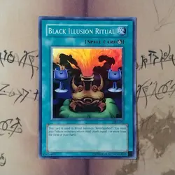 Black Illusion Ritual SRL-051 Spell Ruler Unlimited Holo NM Yugioh Card - Image 1