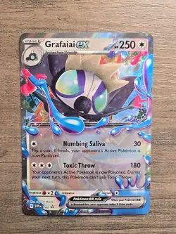 Pokemon TCG Grafaiai EX 100 Scarlet & Violet Black Star Promo Card Holo NM - Image 1