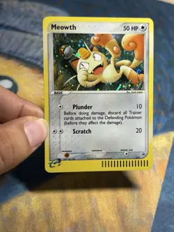Meowth 013 Nintendo Black Star Rare Promo Holo 2003 Pokemon Card MP - Image 3