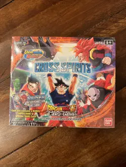 Dragon Ball Super Card Game Cross Spirits Booster Box Factory Sealed - Image 1
