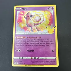 Mew 11/25 Holo • 25th Anniversary Celebrations • Pokemon Card TCG - Image 1