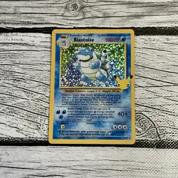 Pokemon Card Blastoise 2/102 Holo Celebrations 25th Anniversary - NM - Image 1