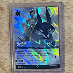 Lorcana Namaari Morning Mist Enchanted Card 216/204 Rise of the Floodborn - Image 1