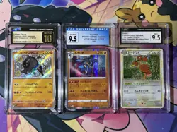 Pokemon Graded Card Lot|Tauros CGC Pristine 10, Lucario CGC 9.5, Dodrio CGC 9.5| - Image 1