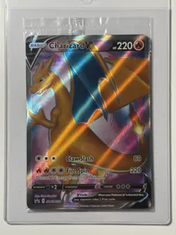 Pokemon TCG Charizard V SWSH050 SWSH: Sword & Shield Promo Cards Holo SEALED NM - Image 1