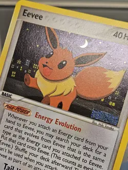 Eevee 55/115 EX Unseen Forces Stamped Holo Rare Pokemon Card LP/NM Foil scratch - Image 5