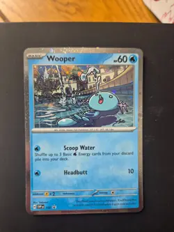 Wooper NM SVP155 Scarlet & Violet Promo 155 Pokemon TCG Holo - Image 1