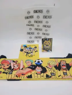 One Piece x BvB Goodie Bag Monkey D Luffy Promo Card + Scarf + Sticker + Bag New - Image 4