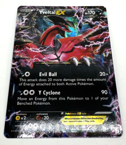 Pokemon TCG Card Basic Yveltal EX Holo Black Star Promo XY08 Ultra Rare LP - Image 2