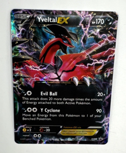 Pokemon TCG Card Basic Yveltal EX Holo Black Star Promo XY08 Ultra Rare LP - Image 3