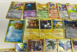 Lot of Vintage Holographic Pokemon Cards - Image 2