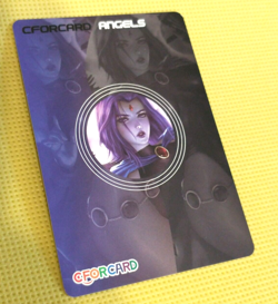 Raven Anime Goddess ACG Waifu Gold Beauty Holo Card - Image 2