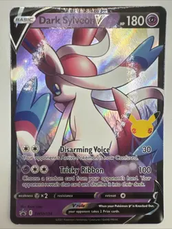 Dark Sylveon V SWSH134,Holo, Celebrations Promo Pokemon TCG Card - NM - Image 1