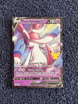 Dark Sylveon V SWSH134,Holo, Celebrations Promo Pokemon TCG Card - NM - Image 1