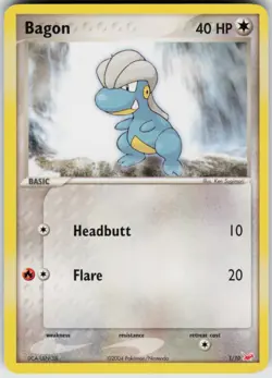 Pokemon TCG Bagon 1/10 EX Trainer Kit 1: Latias & Latios Common card Normal LP - Image 1