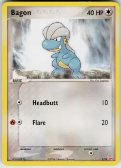 Pokemon TCG Bagon 1/10 EX Trainer Kit 1: Latias & Latios Common card Normal LP - Image 1