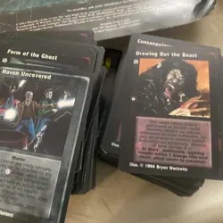 Jyhad Collectible Trading Card Game 1994 Lot With Over 325 Cards - Image 4