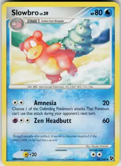 Pokemon TCG Slowbro 54/106 Great Encounters Uncommon card Normal LP - Image 1