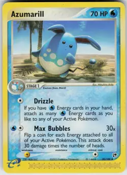 Pokemon TCG Azumarill 30/100 Sandstorm Uncommon card Normal LP - Image 1
