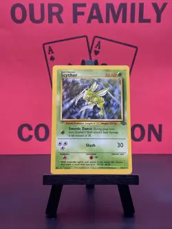 Scyther 26/64 Jungle Rare Regular 1999 WOTC Pokemon TCG LP - Image 1
