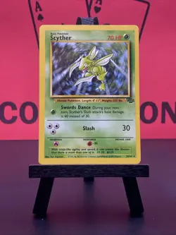 Scyther 26/64 Jungle Rare Regular 1999 WOTC Pokemon TCG LP - Image 2