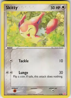 Pokemon TCG Skitty 6/10 EX Trainer Kit 1: Latias & Latios Common card Normal LP - Image 1
