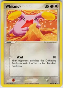 Pokemon TCG Whismur 82/101 Hidden Legends Common card Normal LP - Image 1