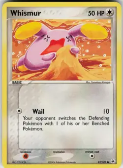 Pokemon TCG Whismur 82/101 Hidden Legends Common card Normal LP - Image 1