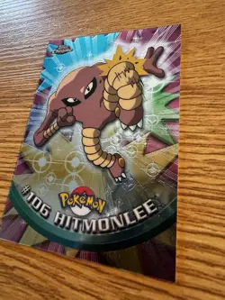 Hitmonlee #106 - Topps Chrome Series 2 Pokemon Card LP - Image 2