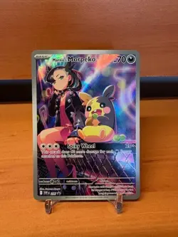 Marnie’s Morpeko Holo Rare SV: Scarlet & Violet Promo Cards 206 NM - Image 1