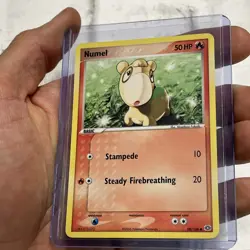 Pokemon Card Numel (EX Emerald) 58/106 NM/MT Non-Holo Common TCG Nintendo 2005 - Image 2