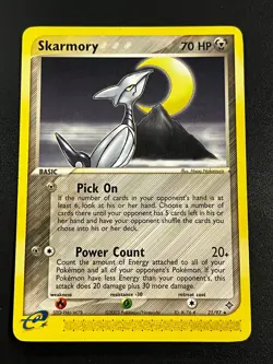 Skarmory 21/97 - EX Dragon Vintage Regular Rare Pokemon TCG Card LP e-Reader - Image 1