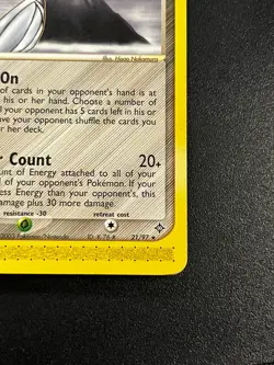 Skarmory 21/97 - EX Dragon Vintage Regular Rare Pokemon TCG Card LP e-Reader - Image 3