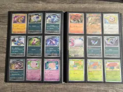 Pokemon Scarlet & Violet 151 Complete Base Set 165/165 Cards Near Mint w/Binder - Image 3