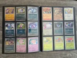 Pokemon Scarlet & Violet 151 Complete Base Set 165/165 Cards Near Mint w/Binder - Image 3