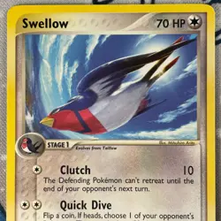 Swellow 45/97 Non Holo EX Dragon Pokemon Card Vintage 2003 NM - Image 2
