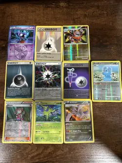 Pokemon TCG Card Lot of 10 Cards Plus 24 Bonus Mystery Cards - Image 1