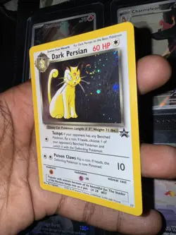 Dark Persian 17 Holo Black Star Promo WOTC Pokemon Card ~ BIG SWIRL💫💫 - Image 2