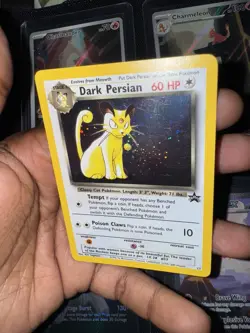 Dark Persian 17 Holo Black Star Promo WOTC Pokemon Card ~ BIG SWIRL💫💫 - Image 5