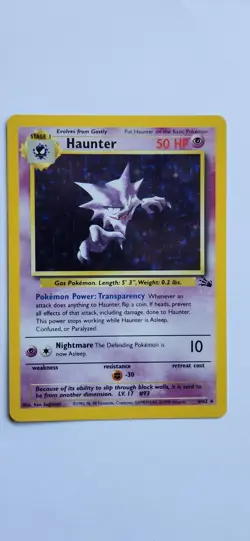 Haunter - 6/62 - Pokemon Fossil Unlimited Holo Rare Card Wotc - Image 12