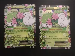2 x Shaymin EX (Black Star Promo XY148) - LP/MP Pokemon Card - Image 1