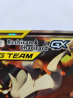 Reshiram and Charizard Gx Tag Team Jumbo Pokemon Card - Image 5