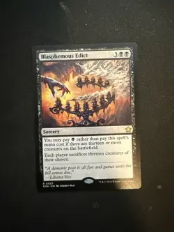 MTG Blasphemous Edict Foundations Magic The Gathering NM - Image 1