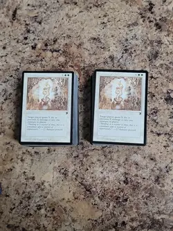 2x MTG - Legends Common Set - NM - Missing Darkness/chain Lightning/Aviod Fate - Image 1